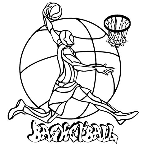 Printable Sports Coloring Pages